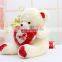 Stuffed soft plush bear with love heart, nice gift toys, New!
