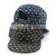 High Quality Star and Stripe Printed 6 Panels Adjustable Flat Snapback Caps