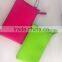 Osini design custom Fluorescent color silicone compound colour zipper pencil case pouch coin purse for fashion lasy