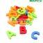 high quality of plastic magnetic letters and numbers