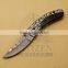 CITIZEN KNIVES, BEAUTIFUL CUSTOM HAND MADE DAMASCUS STEEL FOLDING KNIFE