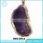 Yiwu Jewelry Gold Plate Fashion Amber Women Necklace For Gift