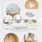 Hotel project lighting LED wooden pendant lighting JK-8005B-01 LED wooden pendant light for home decorative