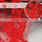 wholesale cheap nylon cotton red fall plate 3D guipure lace fabric for bridal dress