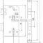 brass plated privacy mortise lock set