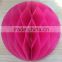 New Arrival Fuchisa Color Tissue Paper Ball Lantern Home Decor For Wedding Birthday Kids Party Baby Shower