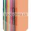Colorful transparent PP clear file - 40 pockets