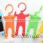 Silicone mobile phone charging holder human shape