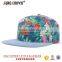 Floral custom printed snapback hats/ best floral snapback hat