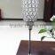 Crystal globe candles holder for wedding table top centerpiece,white crystal candelabra