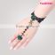 Wholesale Fashion Charm Bracelet With Green Flowers