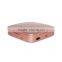 Square 5X magnifying power bank travel makeup mirror