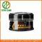 Cool black color candle tin box for wax packing wholesaler