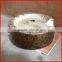 Luxury series bathroom round ceramic bronze hand printed basin for promotion BO-13