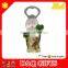 Sexy beauty lower limbs souvenir bottle opener with palm tree