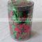 2016 wholesale pvc tube packing PET Christmas tinsel garland for tree decoration