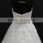New factory real style! Luxy ball gown lace appliques ctrystal beading belt wedding dress