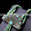 New Design Hot Sale Fashion Delicate Freen Peacock Necklace, Fashion Dainty Necklace