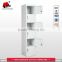 high quality bright white metal six tiers vertical locker