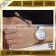 day date function rose gold leather strap 5atm water resistant watch steel