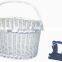wicker basket wholesale natural woven bicycle basket/white bike baskets