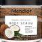 Mendior Container Coconut Milk Body Scrub Exfoliates, Moisturizes OEM custom brand