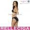 RELLECIGA 2016 Black Low Rise Add-2- Cups Push-up Halter Bikini