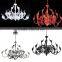 Replica Interior Decoration Silver Swan Wrought Iron chandelier Lighting Lamparas