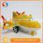 Funny high quality toy plastic mini children pull back plane for sale
