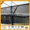 PVC coated chain link fence with barbed wire for sale