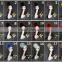 Genuine wool fur headband with big rabbit fur pom pom wholesale