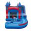 pvc tarpaulin inflatable bouncy castle with water slide                        
                                                Quality Choice