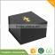 2016 Hot sale black foldable cardboard box