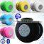 Mini Bathroom Waterproof Speaker, Waterproof Bluetooth Wireless Speaker Handsfree Music Mic Suction Car Shower