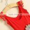 for 4 6 8 2 1 baby girl dress redness fancy hand made baby girl dress