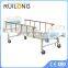 Folding 1 Crank ABS Medical Sick Bed With Aluminum Side Rails