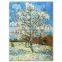 ROYI ART Van Gogh Oil Painting handing on wall decor of Peach Tree in Bloom (in memory of Mauve)
