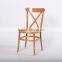Cross Back Wooden Chair, Tuscan Kitchen Chair