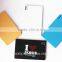 1800 mah credit card power bank with indicator light