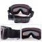 Anti-fog & anti-scratch custom designs big lens skiing glasses