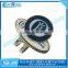 Gold plated oval shape golf hat clip with ball marker