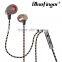 OEM Fashional Metal stereo in ear wired headphone with mic