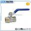 ART.1005 Factory stock brass ball valve price size 3/8'' to 4'' BSP thread Iron handle with CE brass ball valve full bore port