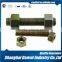 high quality Ni alloy ISO4017 m30 welding machine standard size stud bolt