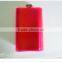 Novelty plastic stainless steel hip flask