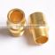 custom nickel plating brass external thread nut