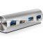 Aluminum High Speed Mini 4 Port Micro USB 3.0 HUB