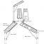 COB Model Design 60W Integrated Solar LED Street Light 20w 30w 40w 50w 60w 80w with IES