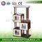 BSCI QQ-pet Factory Directly Price Sisal Cat Tree Wooden Cat Trees Luxury Cat Trees