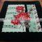 New Style With Flower Desin Raschel Blanket, China Rachel Blanket